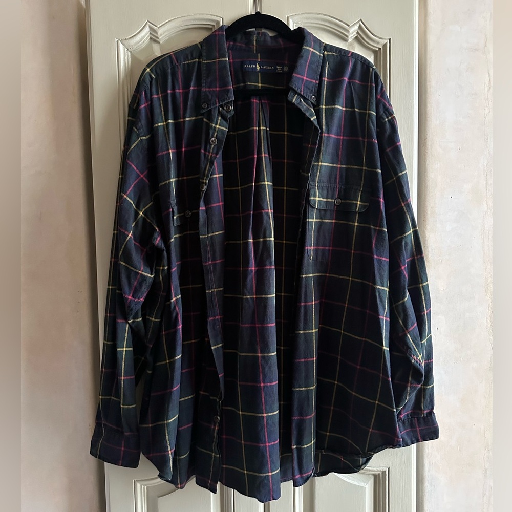 Ralph Lauren Men's Plaid Flannel Shirt - Picture 2 of 7